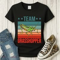 Team Grasshopper Locust Entomologist Insect Grasshopper Women's T-Shirt thumb 3
