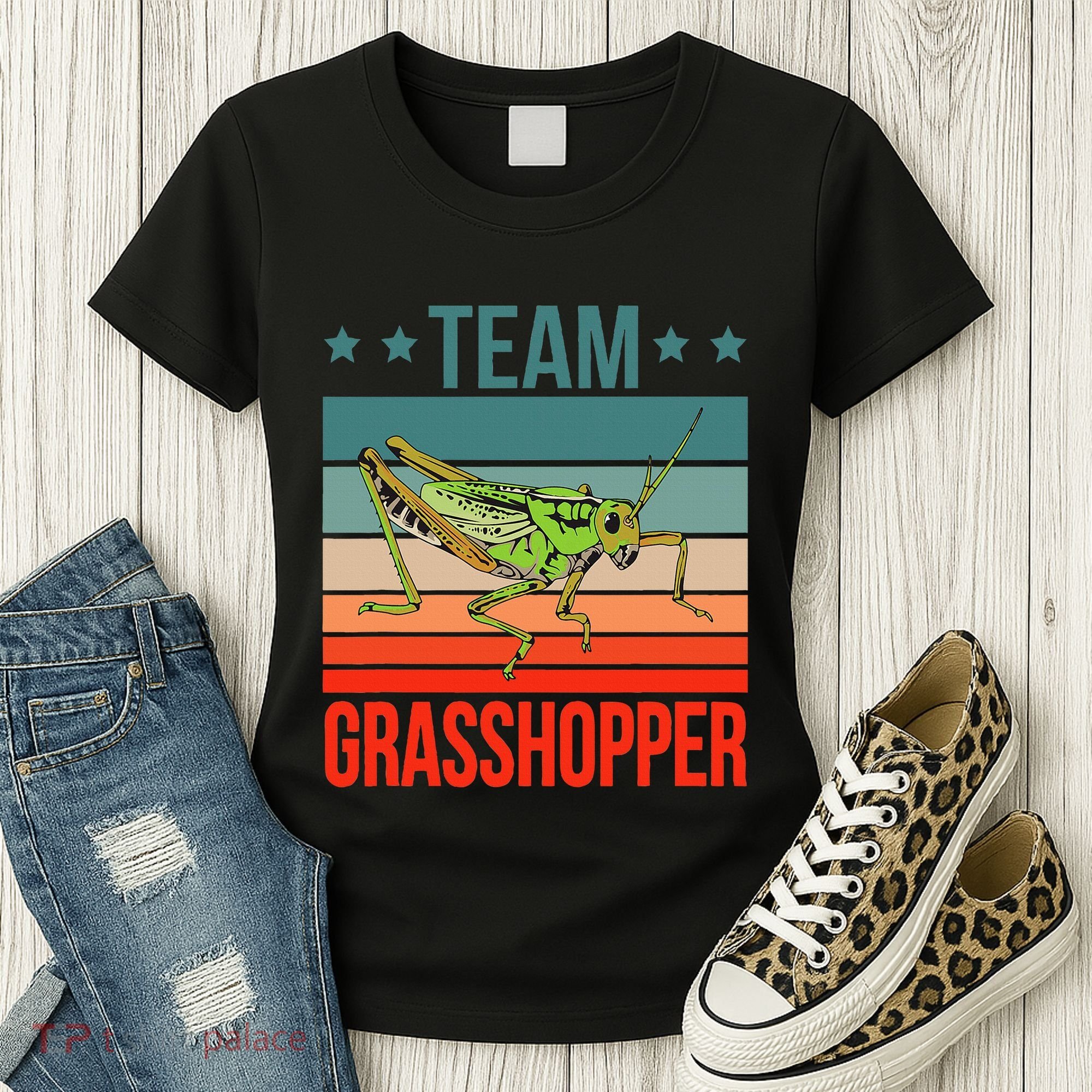 Team Grasshopper Locust Entomologist Insect Grasshopper Women's T-Shirt