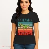 Team Grasshopper Locust Entomologist Insect Grasshopper Women's T-Shirt thumb 4