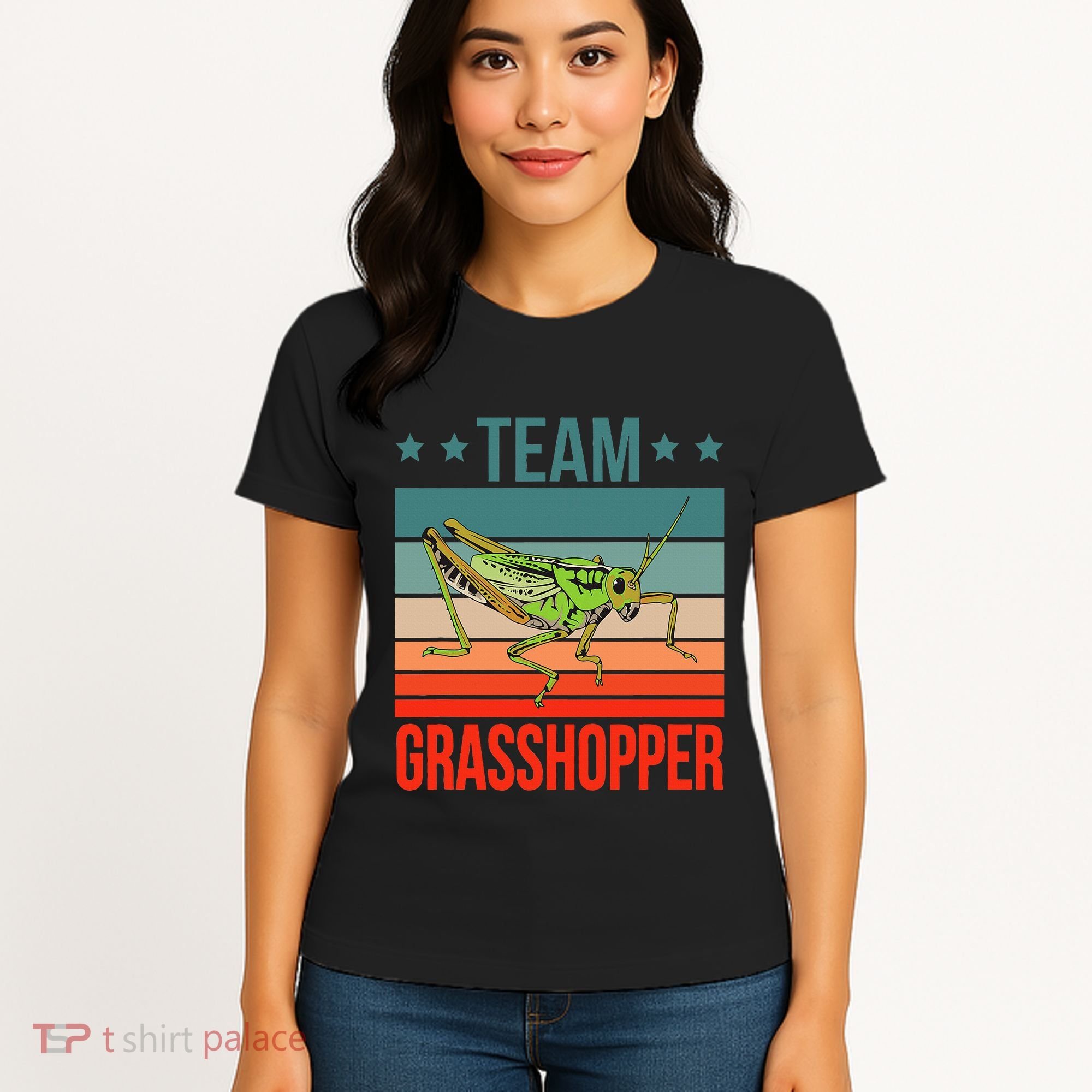 Team Grasshopper Locust Entomologist Insect Grasshopper Women's T-Shirt