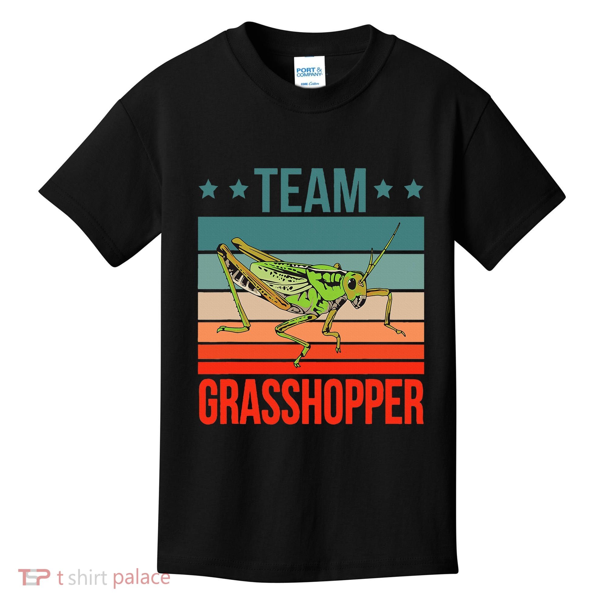 Team Grasshopper Locust Entomologist Insect Grasshopper Kids T-Shirt