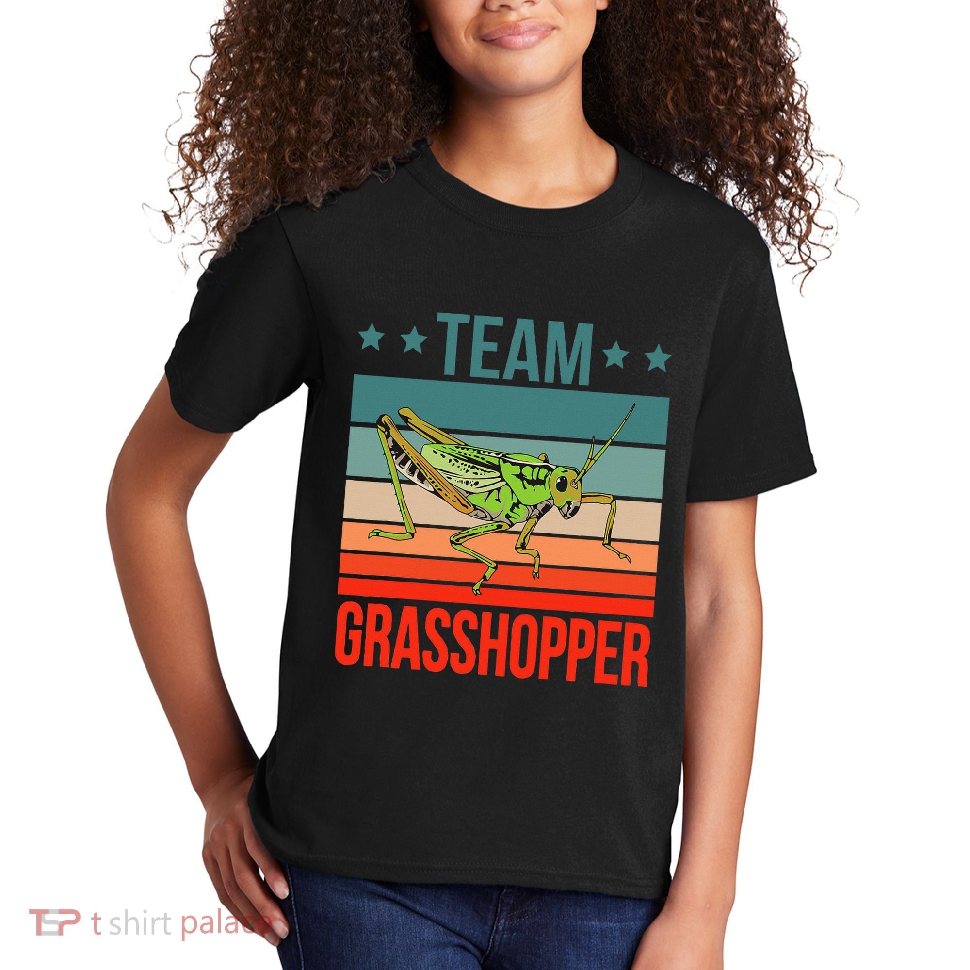 Team Grasshopper Locust Entomologist Insect Grasshopper Kids T-Shirt