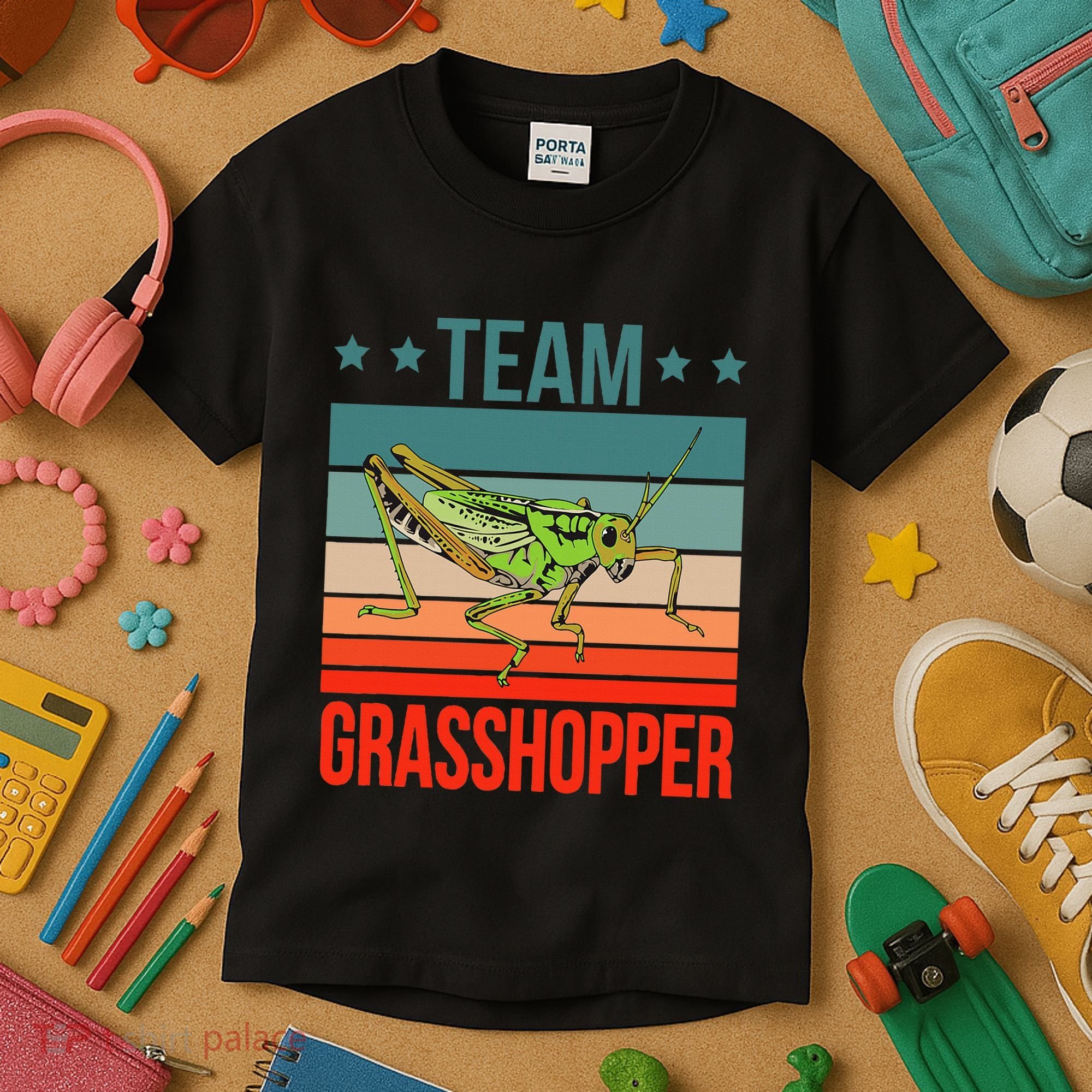 Team Grasshopper Locust Entomologist Insect Grasshopper Kids T-Shirt