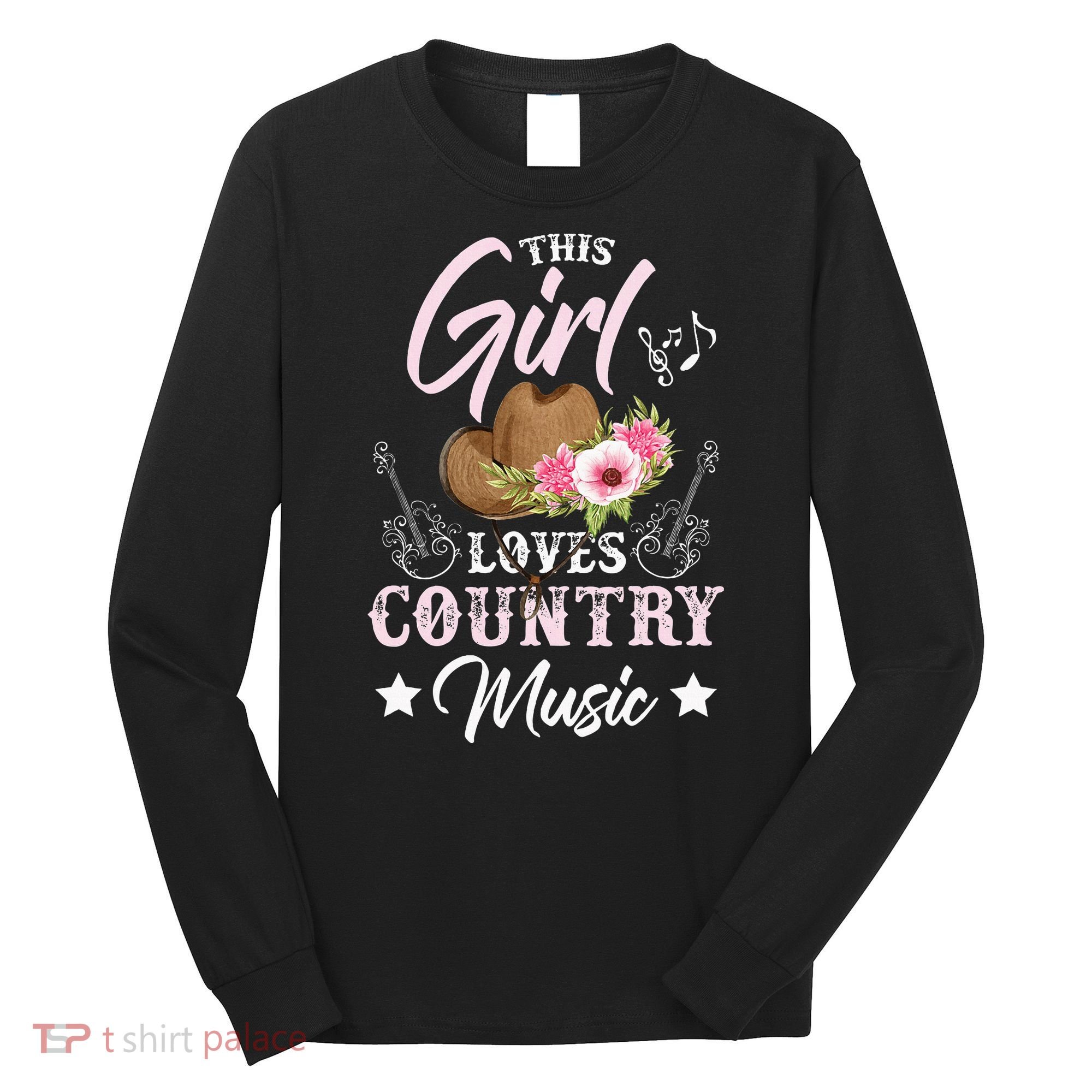 This Girl Loves Country Music Long Sleeve Shirt