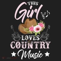This Girl Loves Country Music Beanie thumb 2