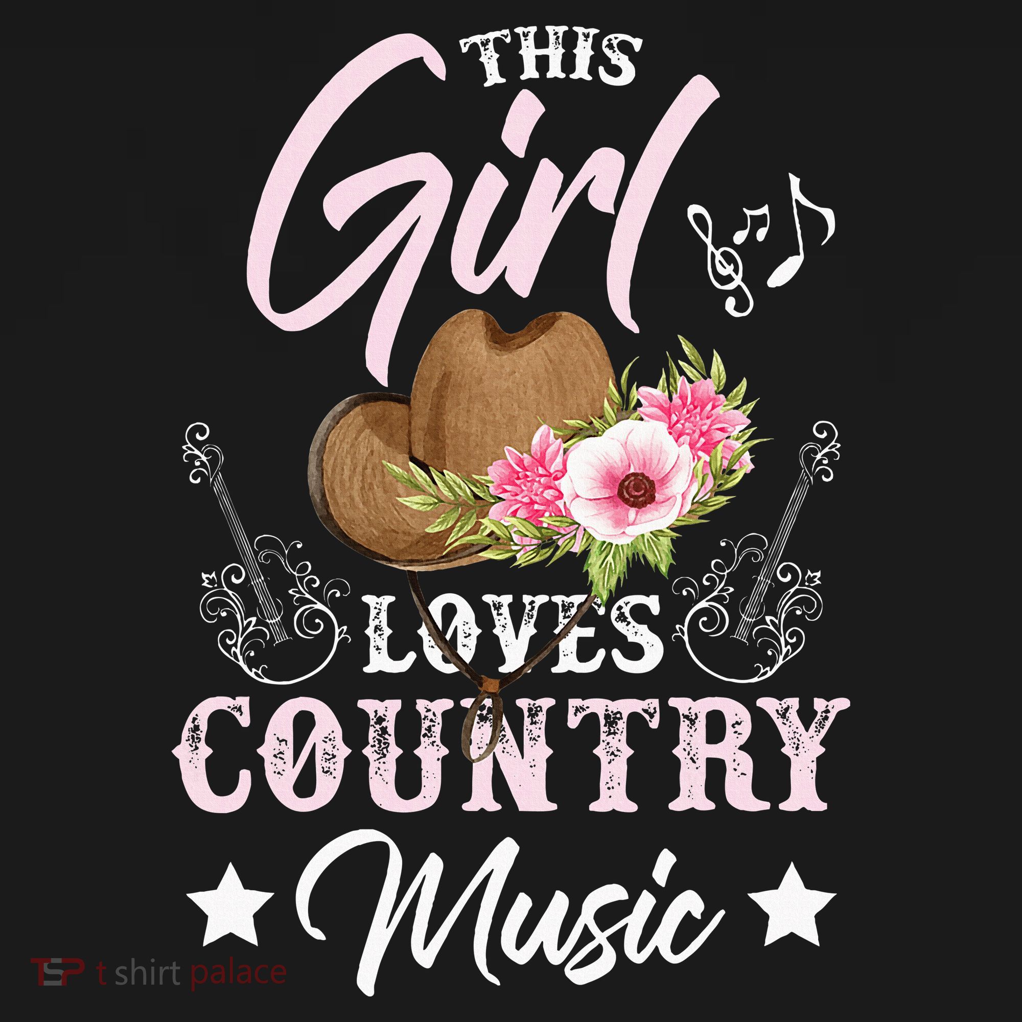This Girl Loves Country Music Women's Tank Top