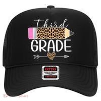 Third Grade Leopard Pencil Back To School Teachers Hat thumb 0