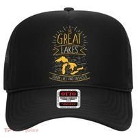 The Great Lakes Shark Free Unsalted Michigan Gift Hat thumb 0