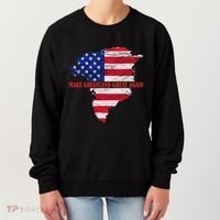 Trump Greenland Make Greenland Great Again Map Women's Sweatshirt thumb 0