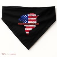 Trump Greenland Make Greenland Great Again Map USA-Made Doggie Bandana thumb 0