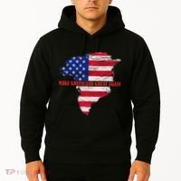 Trump Greenland Make Greenland Great Again Map Hoodie thumb 2