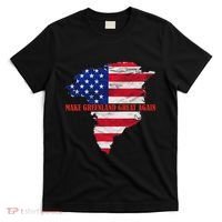 Trump Greenland Make Greenland Great Again Map T-Shirt thumb 0