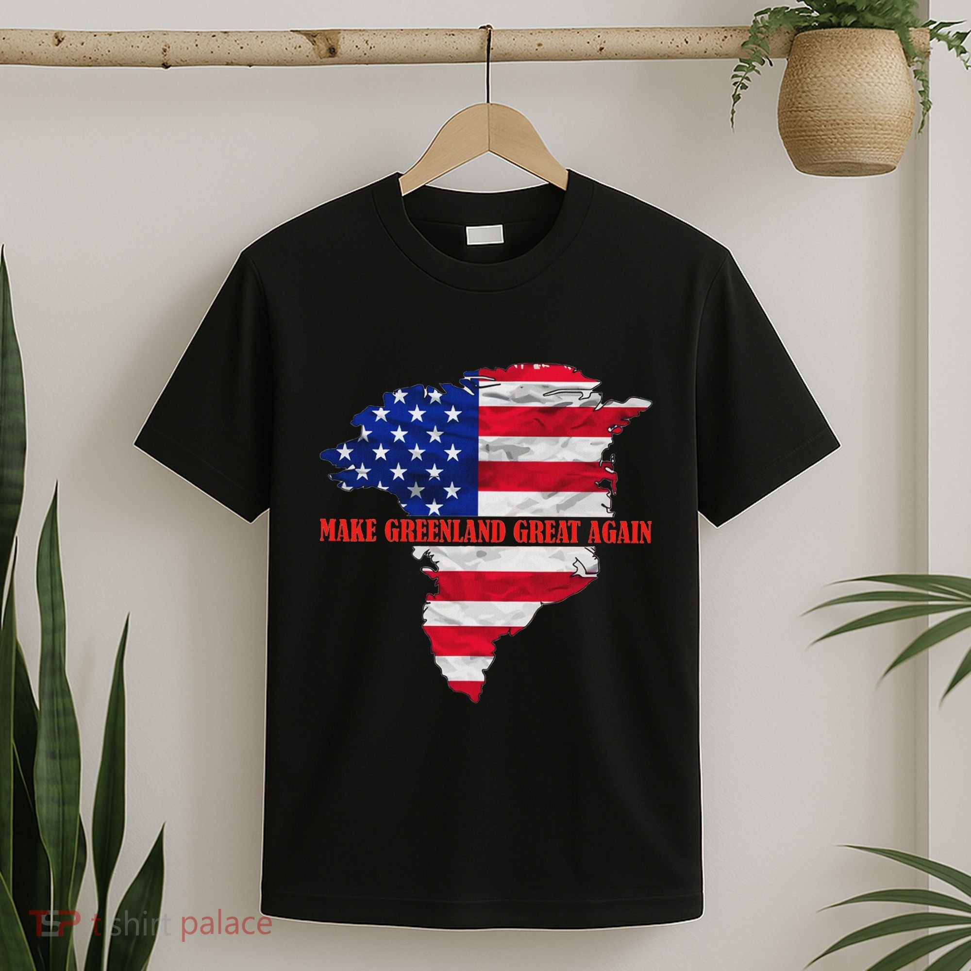 Trump Greenland Make Greenland Great Again Map T-Shirt