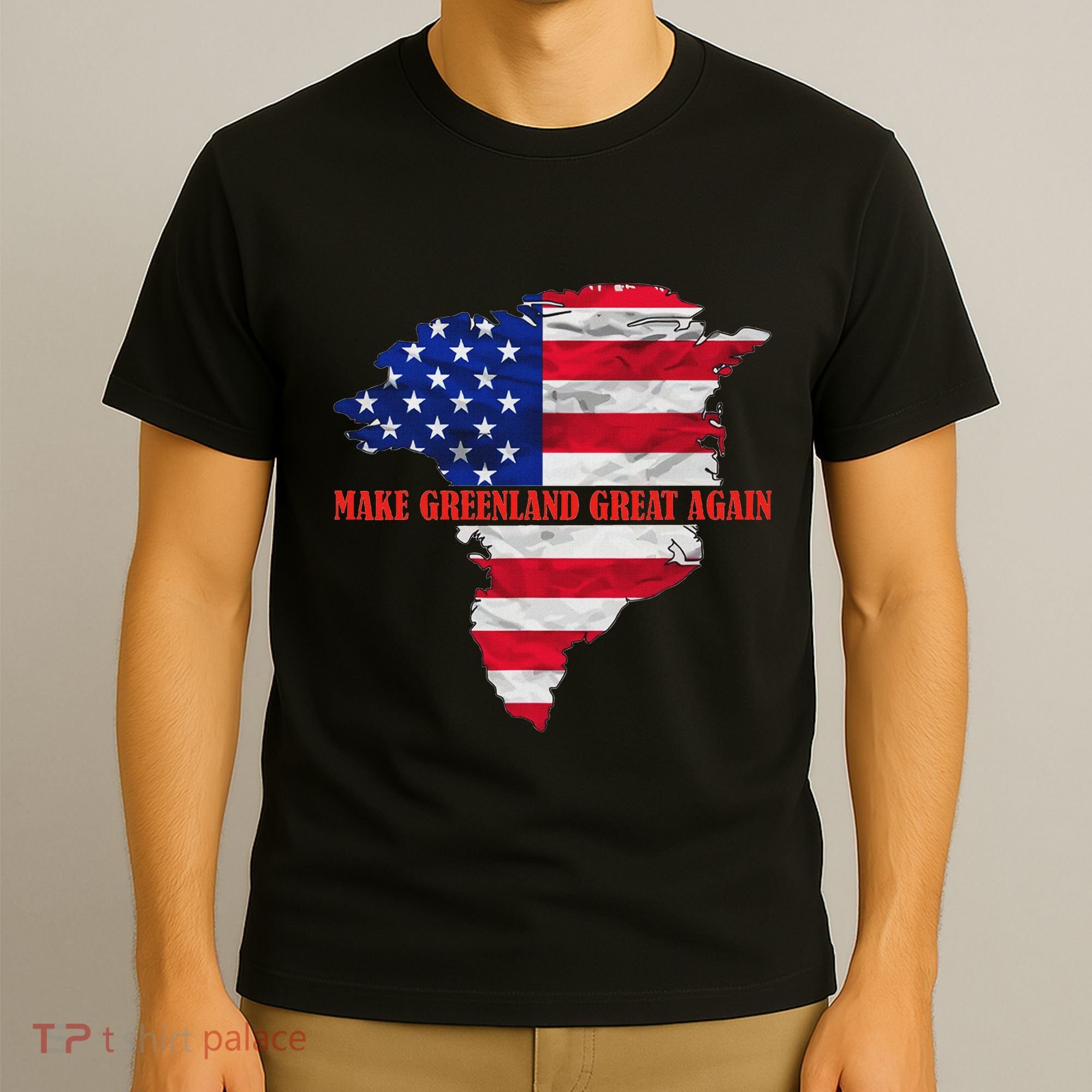 Trump Greenland Make Greenland Great Again Map T-Shirt