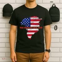 Trump Greenland Make Greenland Great Again Map T-Shirt thumb 6