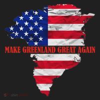Trump Greenland Make Greenland Great Again Map Beanie thumb 2