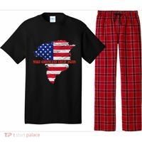 Trump Greenland Make Greenland Great Again Map Pajama Set thumb 0