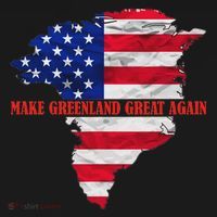 Trump Greenland Make Greenland Great Again Map Women's Hoodie thumb 2
