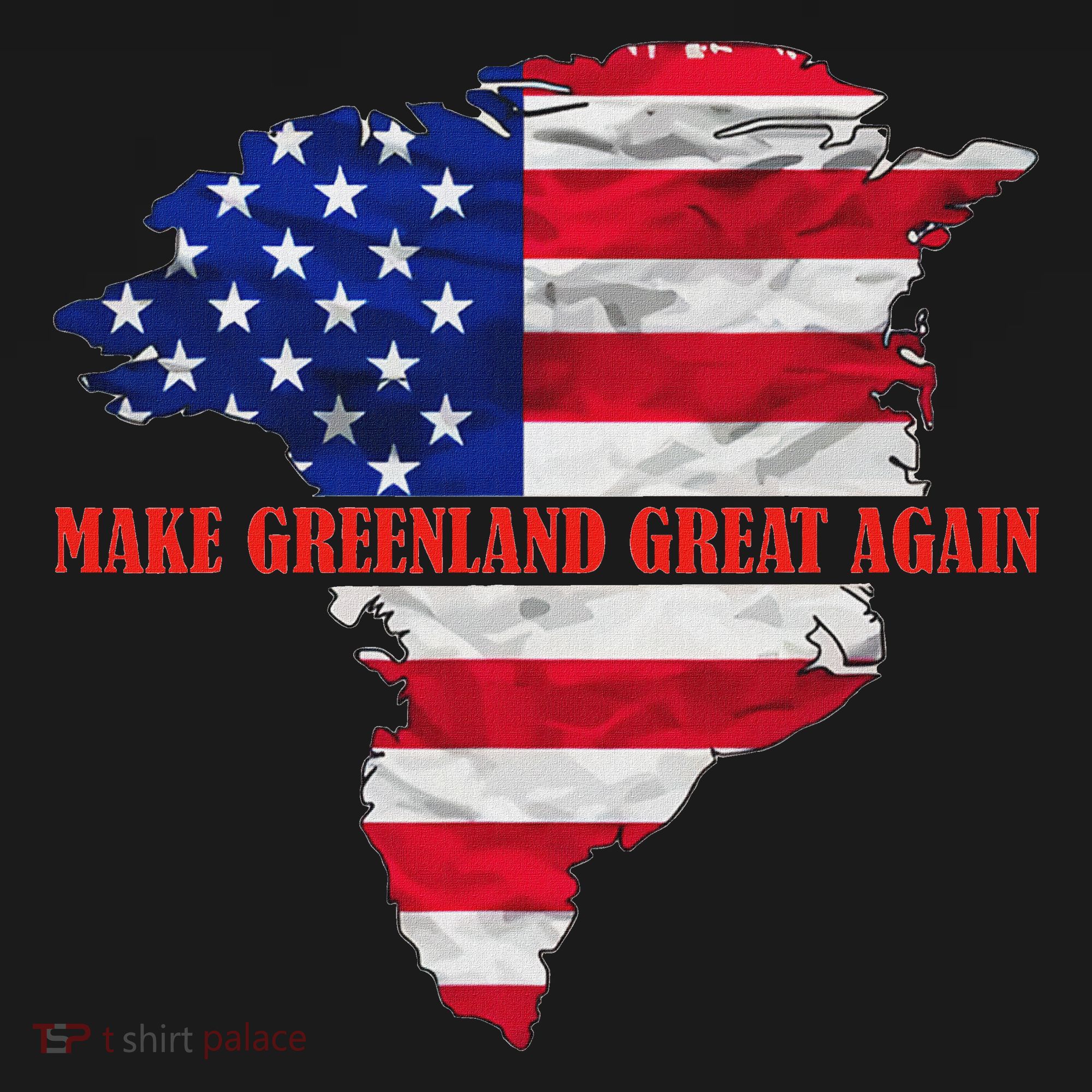 Trump Greenland Make Greenland Great Again Map Women's Hoodie