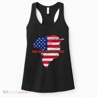 Trump Greenland Make Greenland Great Again Map Women's Tank Top thumb 0