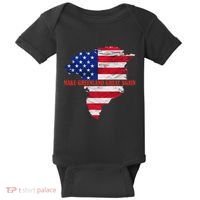 Trump Greenland Make Greenland Great Again Map Baby Bodysuit thumb 0
