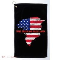 Trump Greenland Make Greenland Great Again Map Golf Towel thumb 0