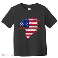Trump Greenland Make Greenland Great Again Map Toddler T-Shirt thumb 0