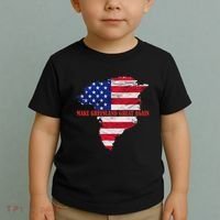 Trump Greenland Make Greenland Great Again Map Toddler T-Shirt thumb 2
