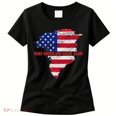 Trump Greenland Make Greenland Great Again Map Women's T-Shirt