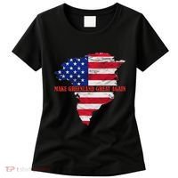 Trump Greenland Make Greenland Great Again Map Women's T-Shirt thumb 0