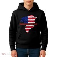 Trump Greenland Make Greenland Great Again Map Kids Hoodie thumb 4