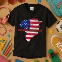 Trump Greenland Make Greenland Great Again Map Kids T-Shirt thumb 3