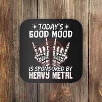 Today's Good Mood Is Sponsored By Heavy Metal Coaster thumb 0