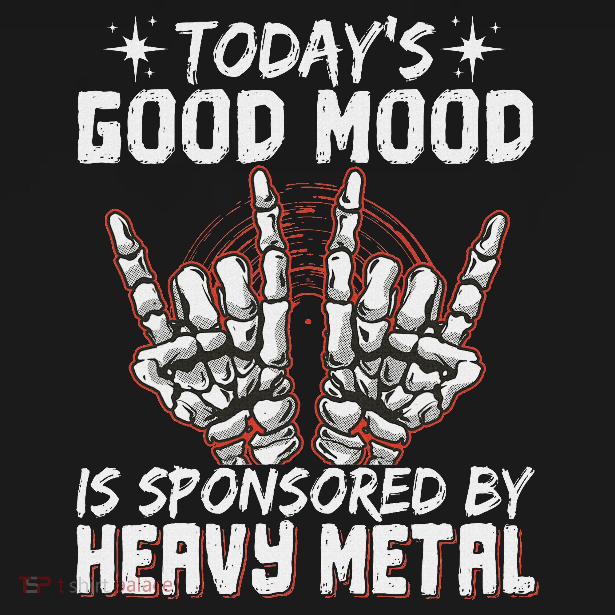 Today's Good Mood Is Sponsored By Heavy Metal Women's Hoodie