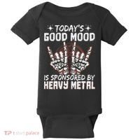 Today's Good Mood Is Sponsored By Heavy Metal Baby Bodysuit thumb 0