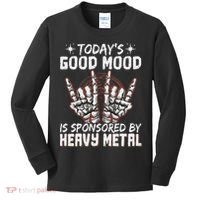 Today's Good Mood Is Sponsored By Heavy Metal Kids Long Sleeve Shirt thumb 0