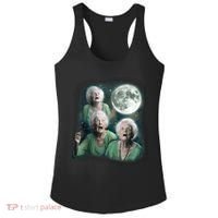 Three Granny Moon 3 Old Ladys Howling Weird Cursed Meme Ladies PosiCharge Competitor Racerback Tank thumb 0