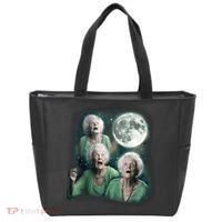 Three Granny Moon 3 Old Ladys Howling Weird Cursed Meme Tote Bag thumb 0