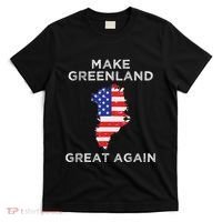 Trump Greenland Make Greenland Great Again Map T-Shirt thumb 0