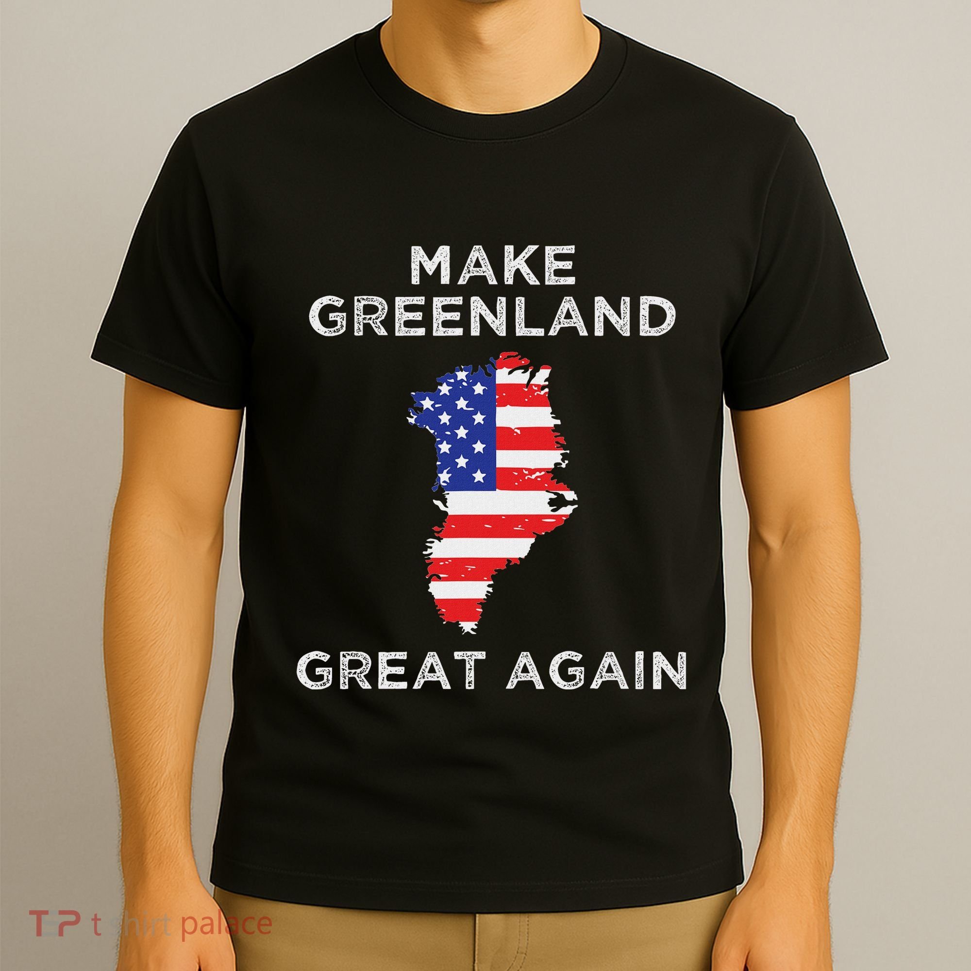 Trump Greenland Make Greenland Great Again Map T-Shirt
