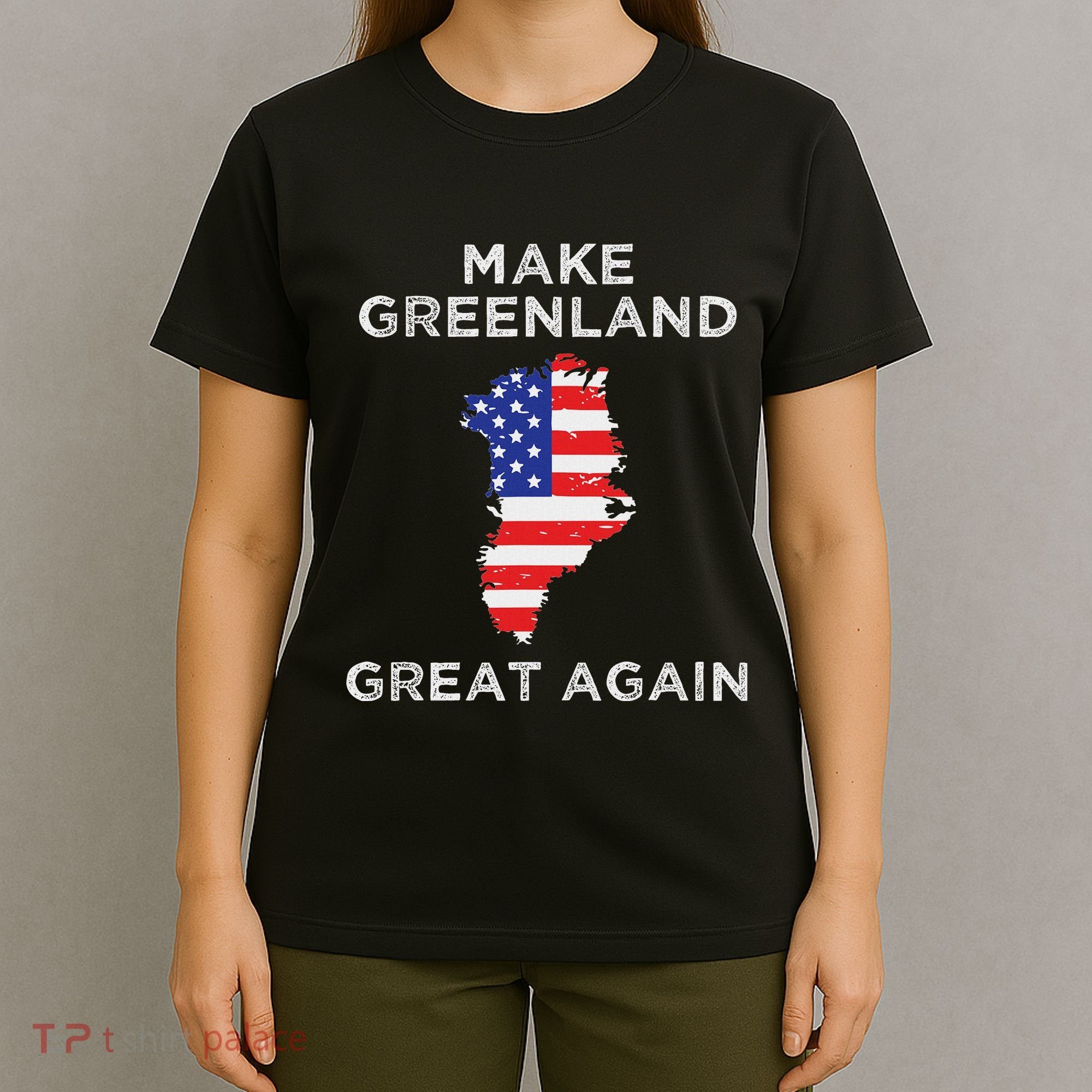 Trump Greenland Make Greenland Great Again Map T-Shirt