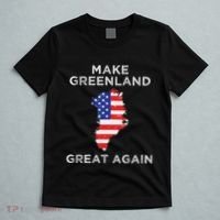 Trump Greenland Make Greenland Great Again Map T-Shirt thumb 5