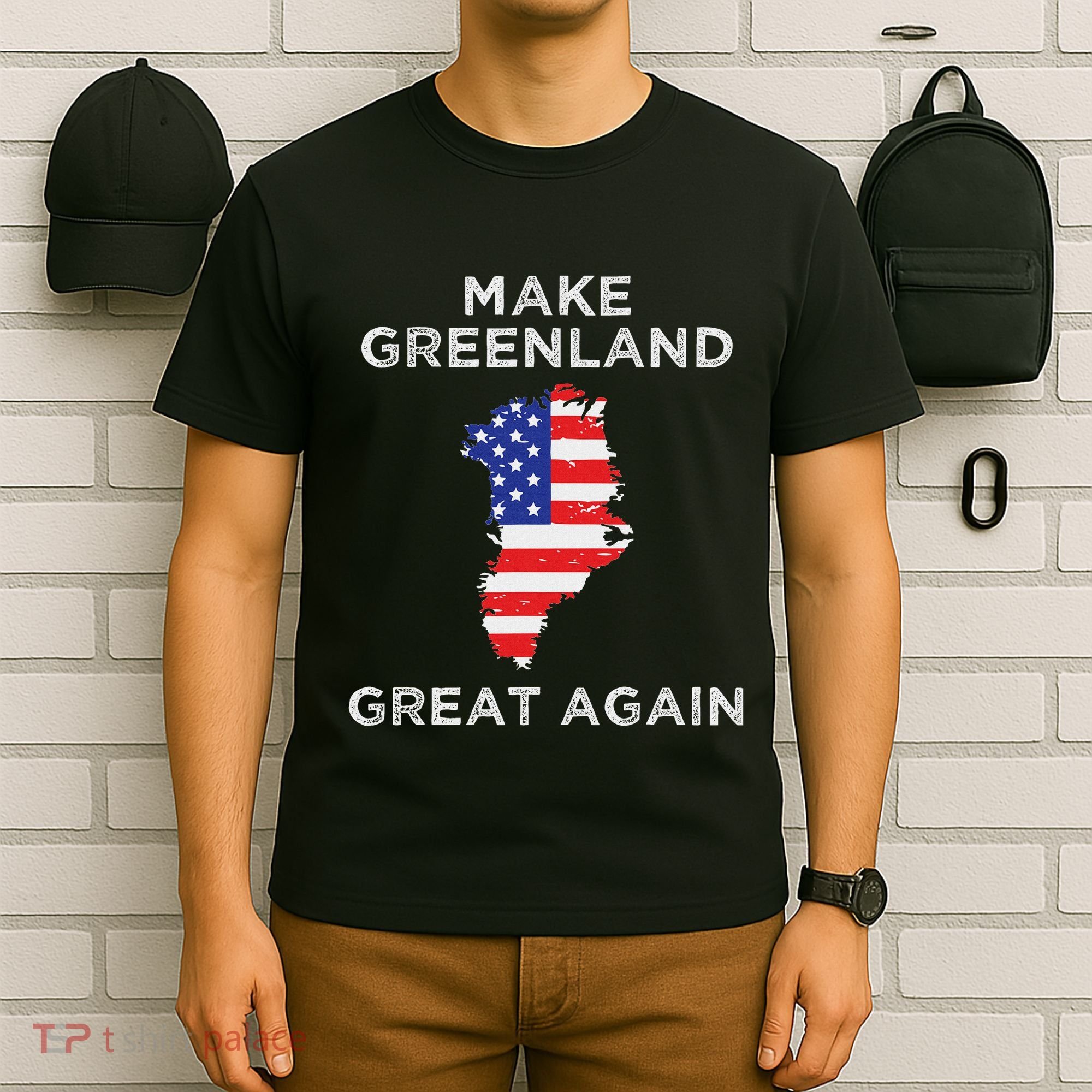 Trump Greenland Make Greenland Great Again Map T-Shirt