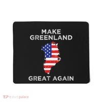 Trump Greenland Make Greenland Great Again Map Mousepad thumb 0