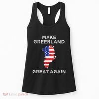 Trump Greenland Make Greenland Great Again Map Women's Tank Top thumb 0