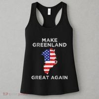 Trump Greenland Make Greenland Great Again Map Women's Tank Top thumb 3