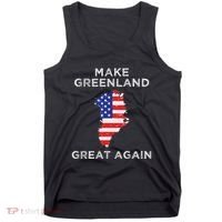 Trump Greenland Make Greenland Great Again Map Tank Top thumb 0