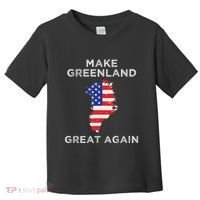 Trump Greenland Make Greenland Great Again Map Toddler T-Shirt thumb 0