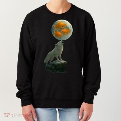 Three Goldfish Moon Women's Sweatshirt