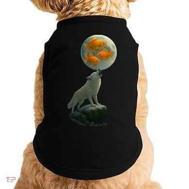 Three Goldfish Moon Doggie Tank
